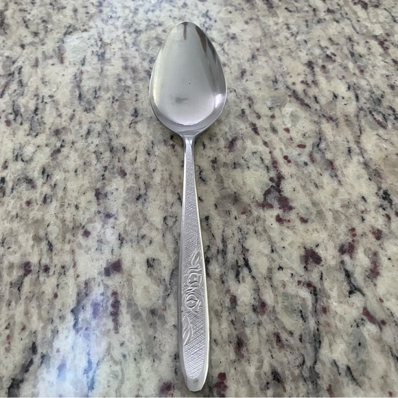 ekco Other - Ekco Carolyn spoon 1 piece flatware replacement vintage Japan silverware floral
